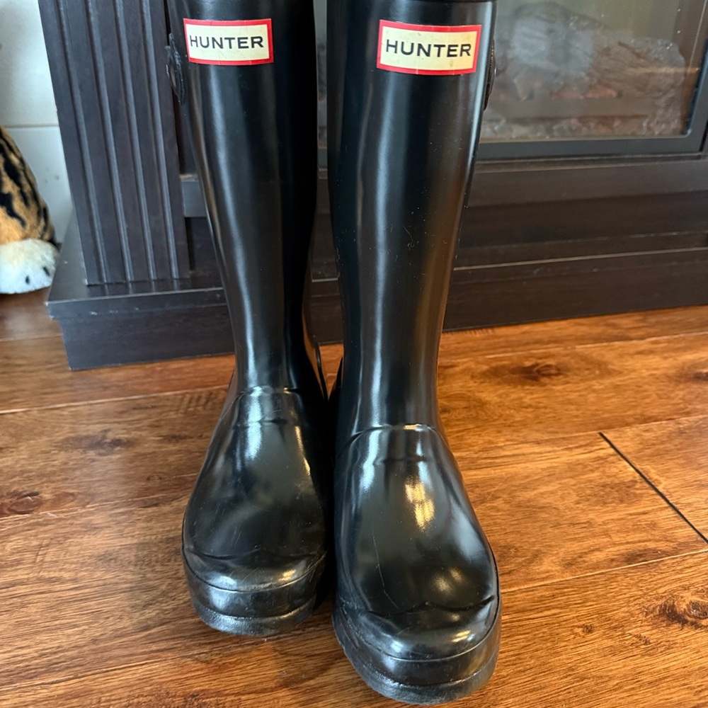 Hunter Black Rain Boots